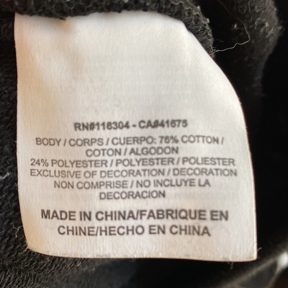 Convere High Waisted Slim Fit Black Sweatpants - Picture 12 of 12